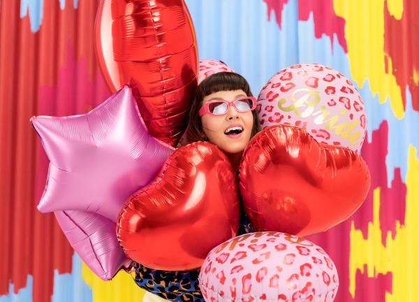 Folienballon rund - Bride Leopard - ø 43cm